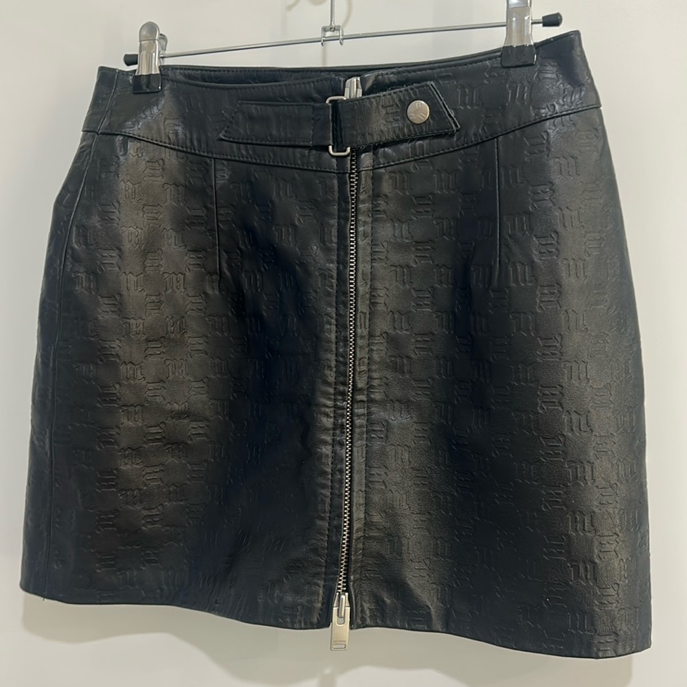 Genuine leather Misbhv skirt